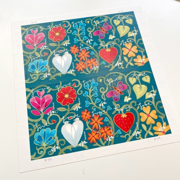 US  GARDEN OF LOVE (2011) - Sheet of 20   MNH Floral - Picture 2 of 5